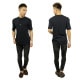 ̡ǥ ˡ  Ź Nudie Jeans ܥȥॹ ѥ SKINNY LIN DENIM JEANS WORN BLACK 848 1131490 A62B B1C C2D D1E E13F