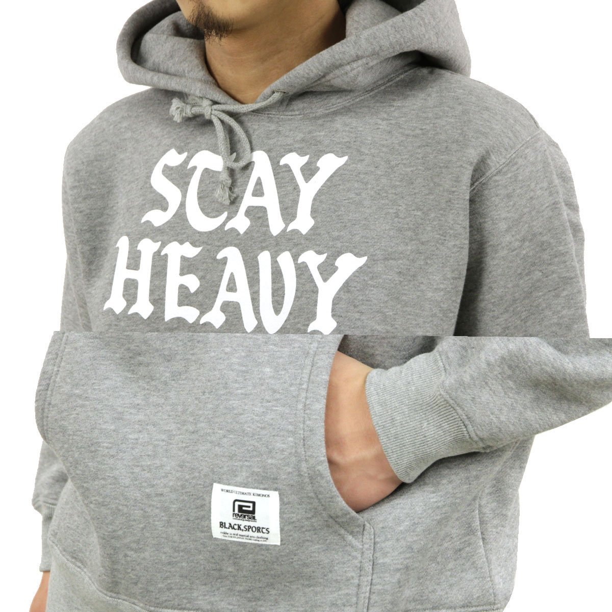 С ѡ  Ź REVERSAL ץ륪Сѡ  STAY HEAVY SWEAT PARKA rvap16aw005a APPAREL HEATHER GRAY A06B B1C C1D D5E E02F
