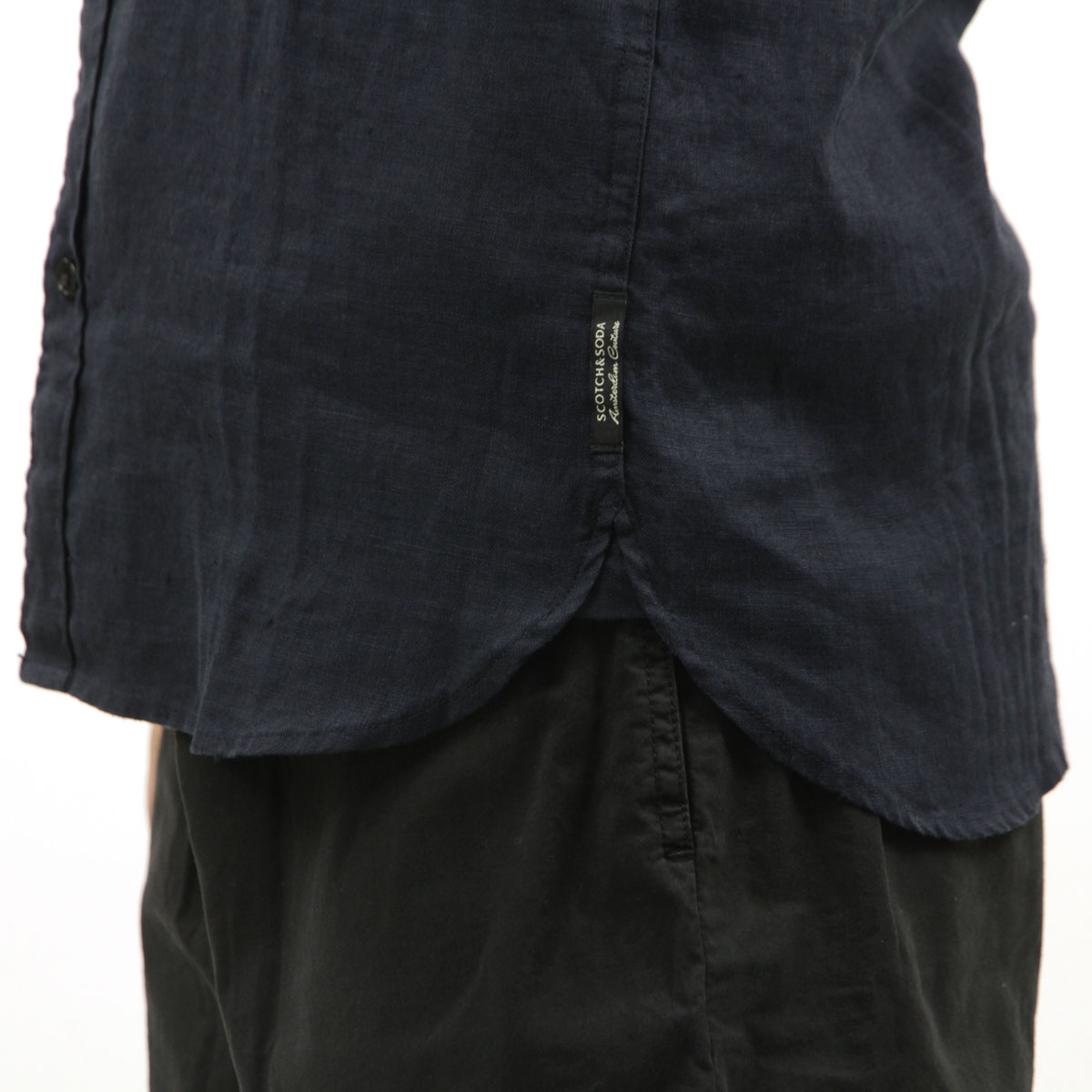 �����å�����ɥ����� ��� Ĺµ����� ��������Ź SCOTCH��SODA �ܥ�������� ��ͥ󥷥�� CLASSIC LINEN SHIRT 162324 0002 NIGHT