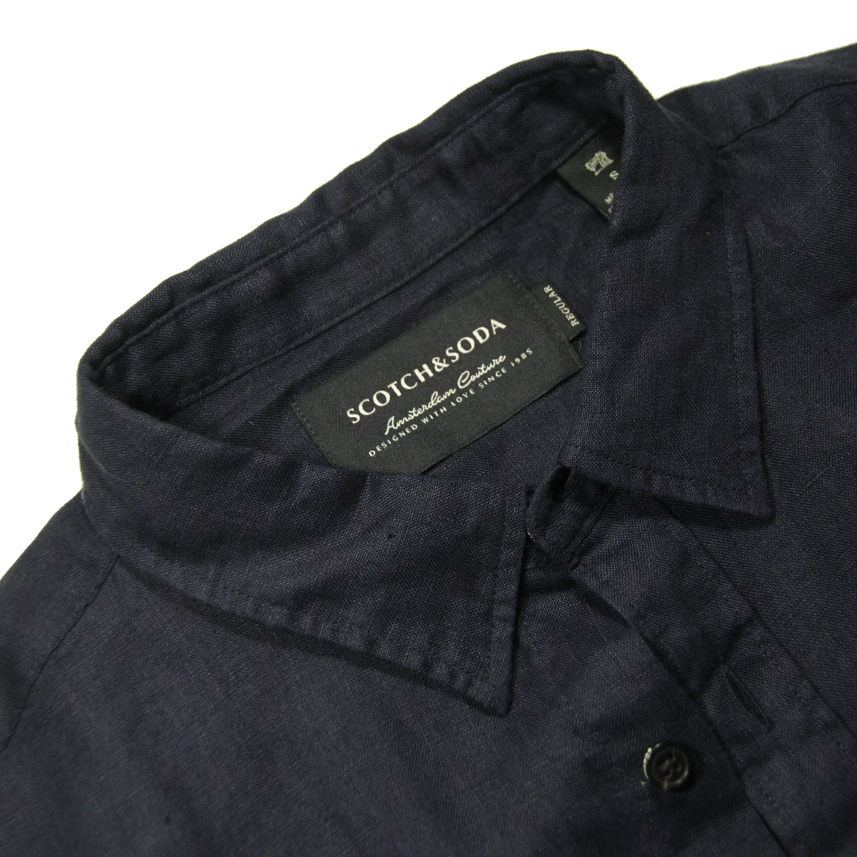�����å�����ɥ����� ��� Ĺµ����� ��������Ź SCOTCH��SODA �ܥ�������� ��ͥ󥷥�� CLASSIC LINEN SHIRT 162324 0002 NIGHT