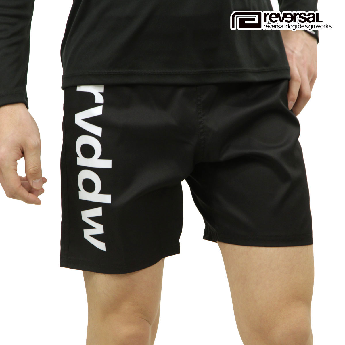 ��С����� ��� ���硼�ȥѥ�� ��������Ź REVERSAL �ܥȥॹ �ϡ��եѥ�� �ե����ȥѥ�� BASIC rvddw FIGHT SHORTS rvbs056 BK BLACK A06B B1C C2D D4E E13F