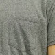 ̡ǥ T Ź Nudie Jeans ȾµT  Roundneck Pocket Tee Organic Melange 131244 Dark Grey A62B B1C C1D D1E E02F