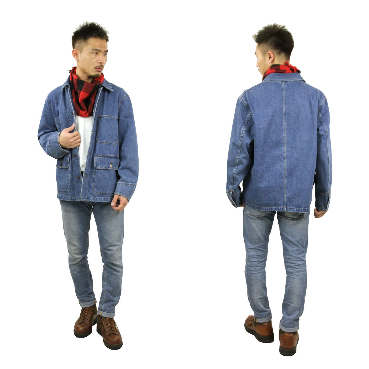 ���������롼 J.CREW ������ �ޥե顼 PLAID SCARF RED A38B B3C C3D D7E E11F