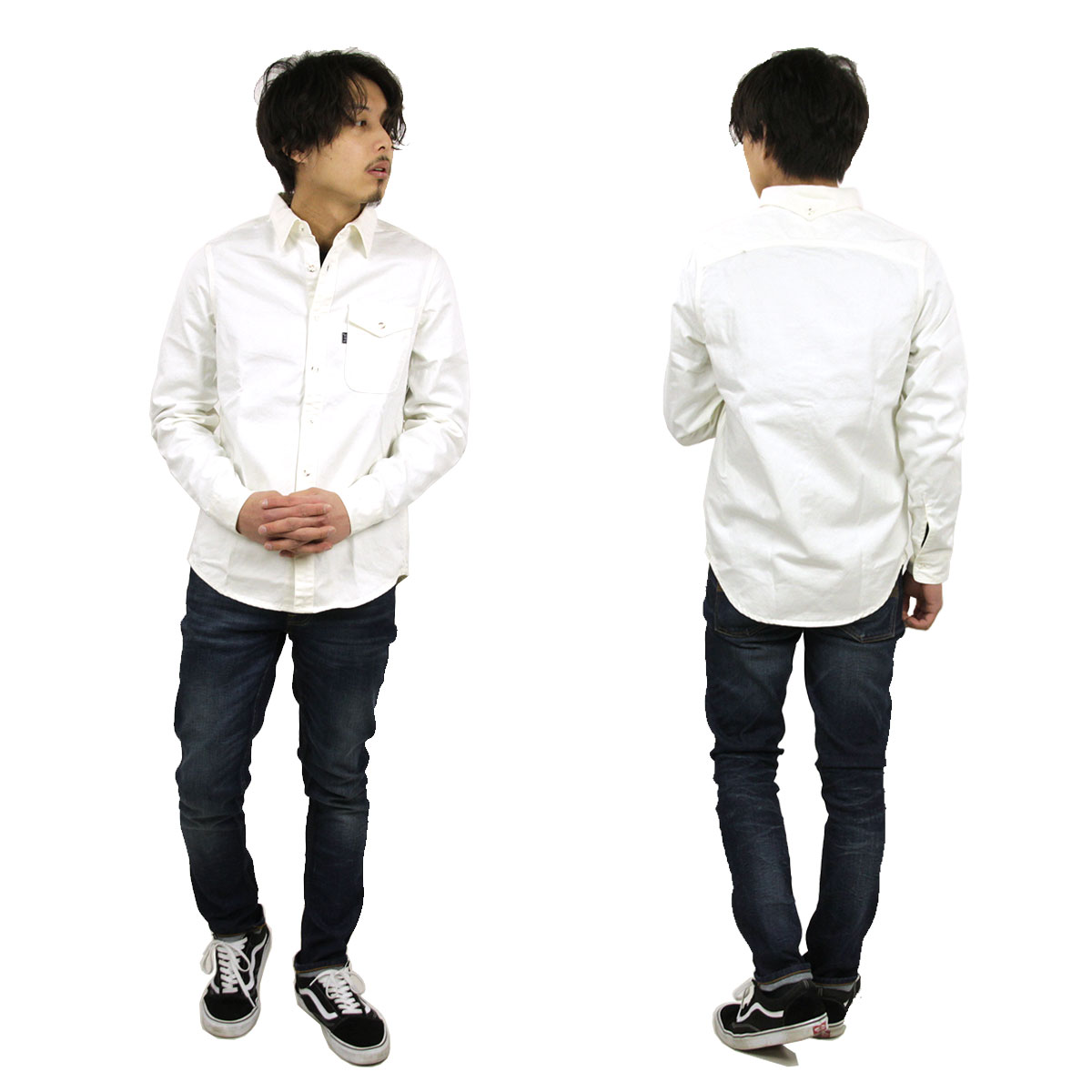 �ϥ� HAN KJOBENHAVN ��� ����� ONE POCKET SHIRT IVORY A56B B1C C1D D6E E18F