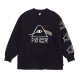 ݡ顼  ĹµT Ź POLER 롼ͥå µץ T PSYCHEDELIC RELAX FIT L/S TEE DC 241MCV0243-BLK BLACK