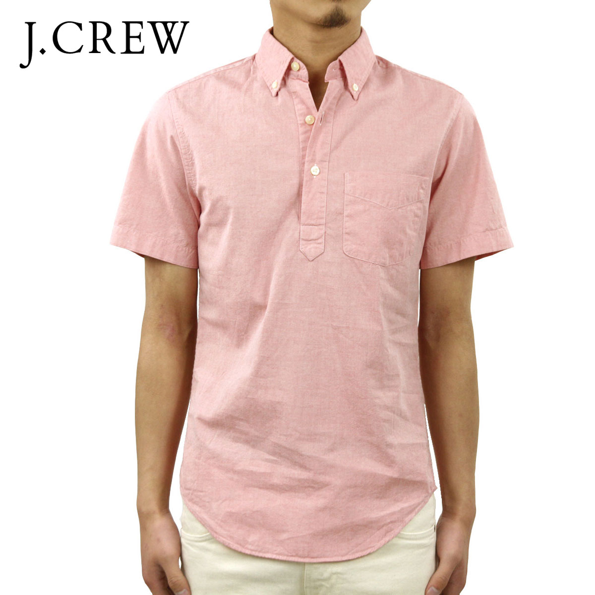 ���������롼 ����� ��� ������ J.CREW Ⱦµ�����  SHORT-SLEEVE OXFORD POPOVER A38B B1C C1D D6E E11F