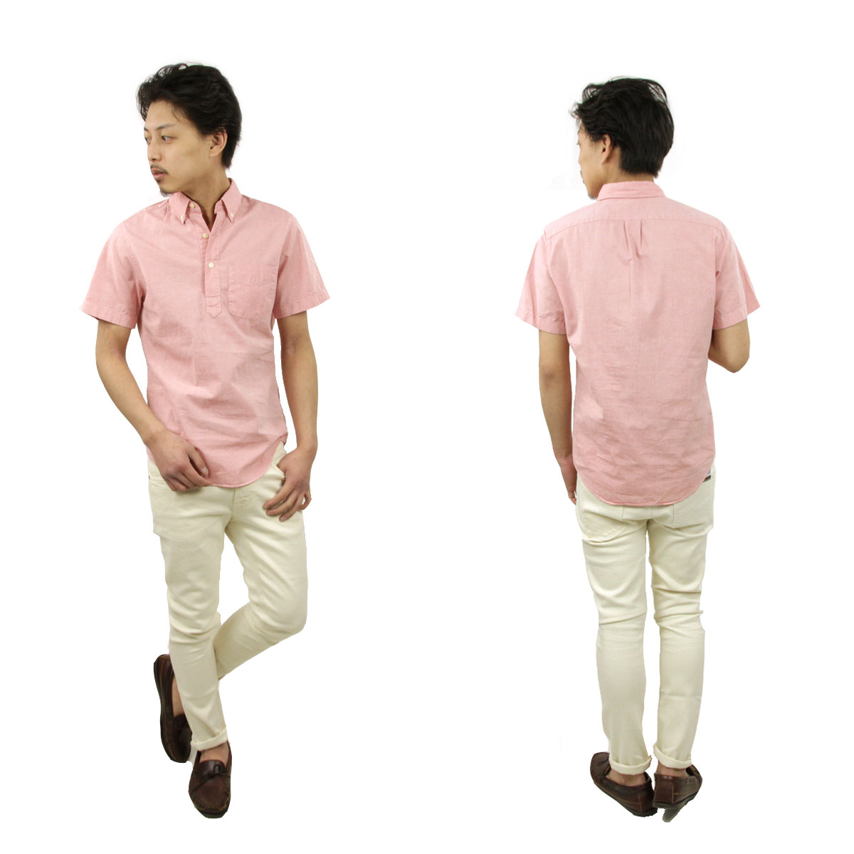 ���������롼 ����� ��� ������ J.CREW Ⱦµ�����  SHORT-SLEEVE OXFORD POPOVER A38B B1C C1D D6E E11F