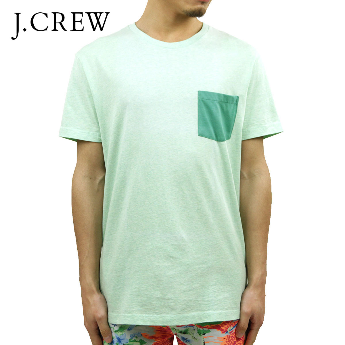 ���������롼 T����� ������ J.CREW ȾµT�����  SLIM CONTRAST-POCKET TEE A38B B1C C1D D1E E08F