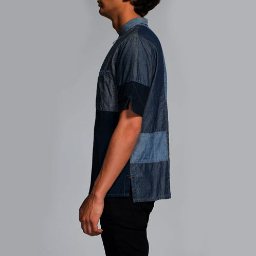 ̡ǥ   Ź Nudie Jeans Ⱦµ  Brody Crazy Pattern 140321 3020 B20 Blue 