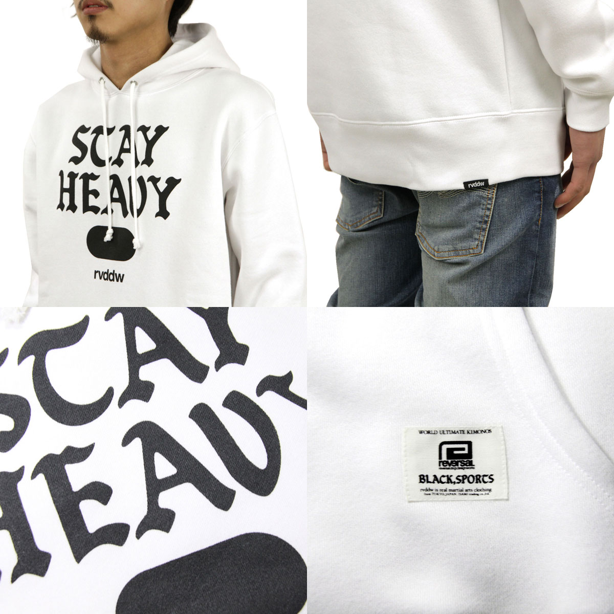 С ѡ  Ź REVERSAL ץ륪Сѡ  STAY HEAVY SWEAT PARKA rvap16aw005a APPAREL WHITE A06B B1C C1D D5E E01F