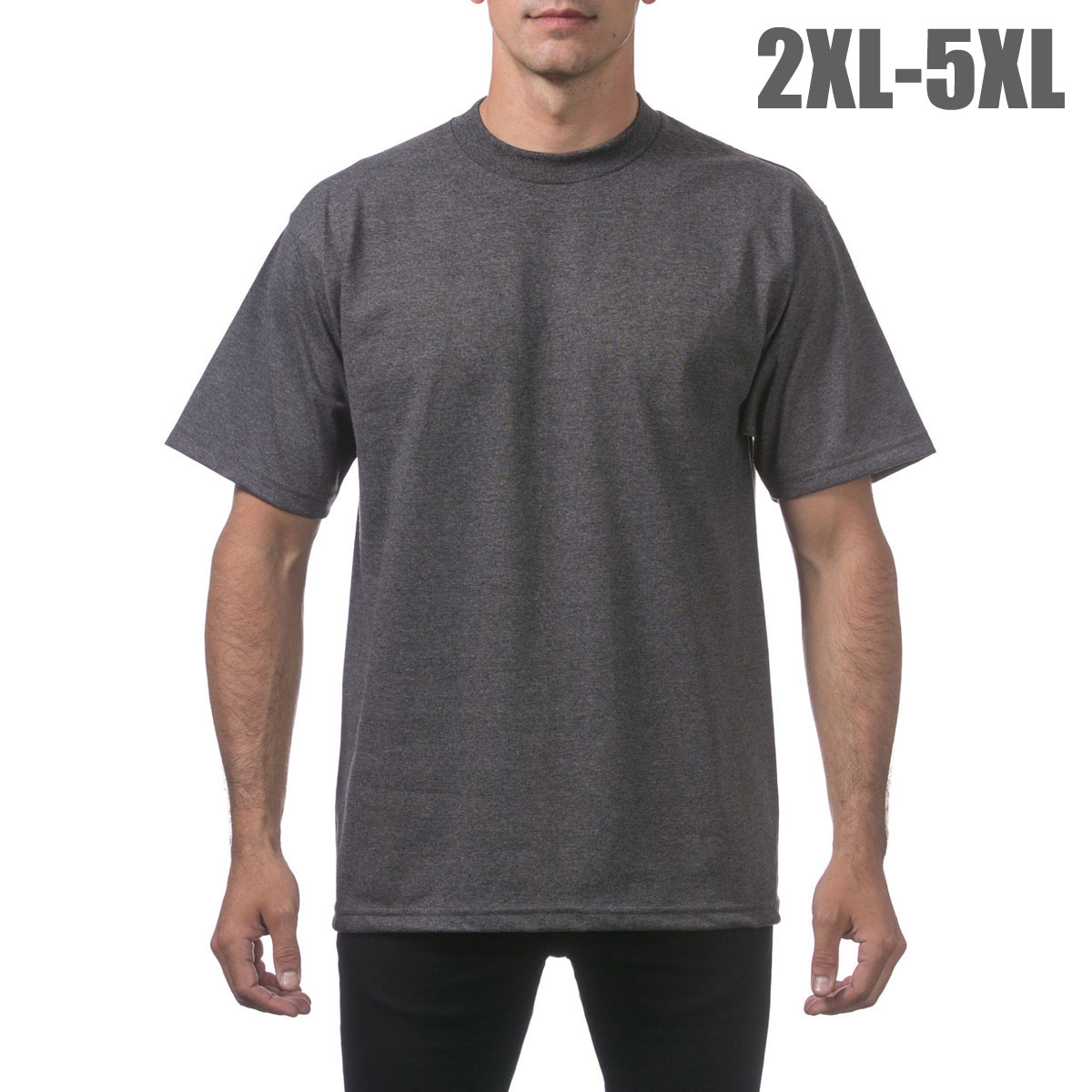 �ץ������ T����� ��� ��������Ź PROCLUB ȾµT����� ���롼�ͥå�T����� �إӡ��������� �礭�������� HEAVY WEIGHT COTTON SHORT SLEEVE CREW NECK T-SHIRT CHARCOAL #101 AB6B B1C C1D D1E E02F