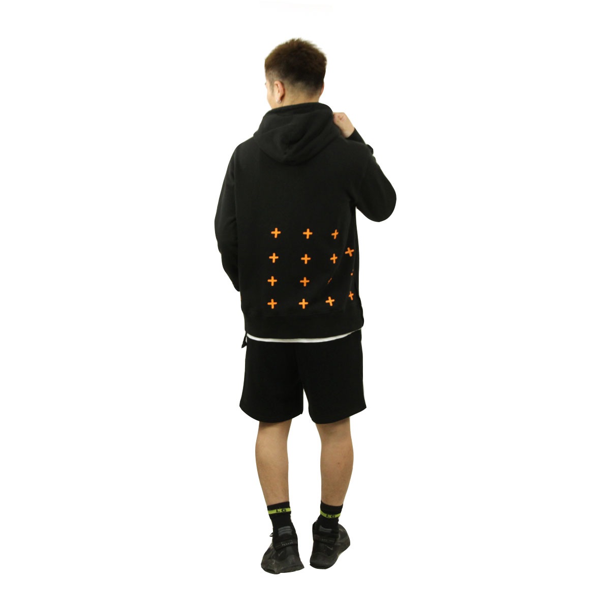 ���� ��� �ѡ����� ��������Ź KSUBI ����ץ� �ץ륪���С� �ա��ǥ��� FAKE KASH HOODIE BLACK ORANGE MPS23FL015 BLKKLB