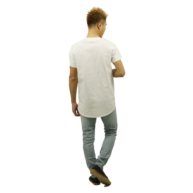 åɥ T Ź SCOTCHSODA ȾµT  GARMENT DYED CREWNECK TEE IN STRETCH COTTON TWILL QUALITY 136515 0006 WHITE A39B B1C C1D D1E E01F