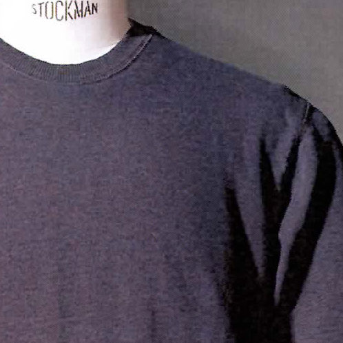 ϥ HAN KJOBENHAVN  å WORKER CREW NECK Indigo A56B B1C C1D D5E E07F