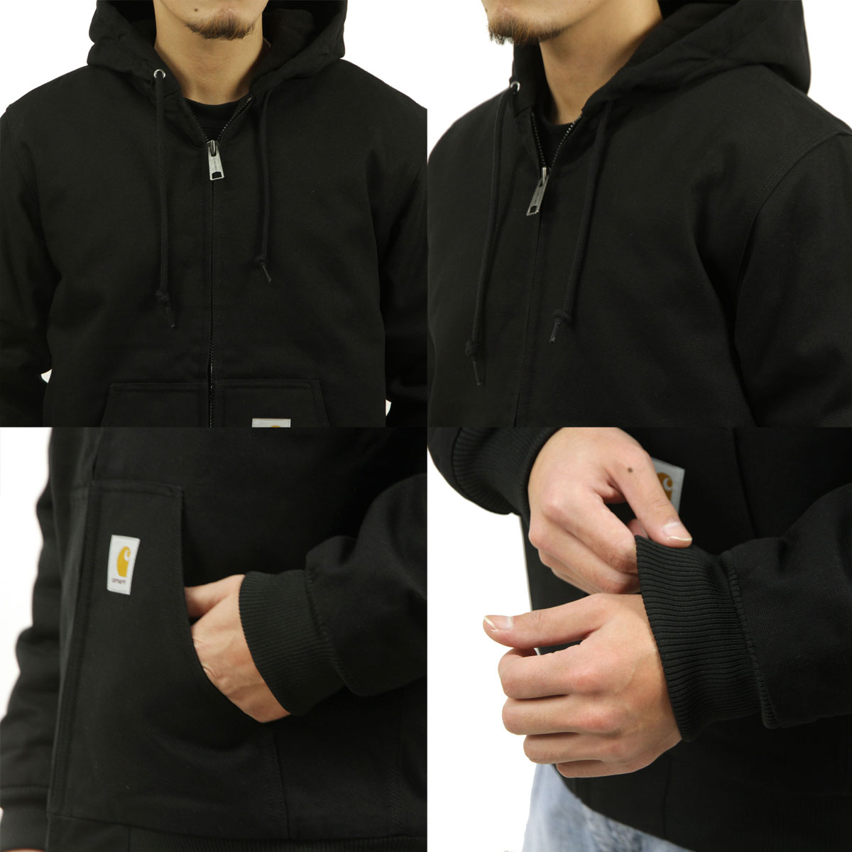 ϡ  ƥ֥㥱å  CARHARTT WIP  åץå 㥱å ACTIVE JACKET BLACK RIGID I023083 8901