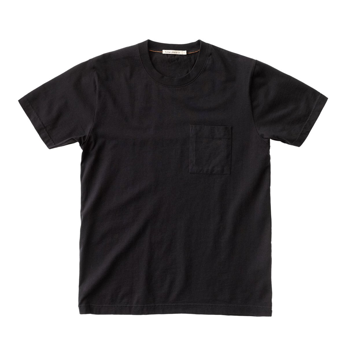 �̡��ǥ��������� Nudie Jeans ��������Ź ��� ���롼�ͥå� Ⱦµ�ݥ��å�T����� KURT WORKER TEE BLACK B01 131532 A62B B1C C1D D1E E13F
