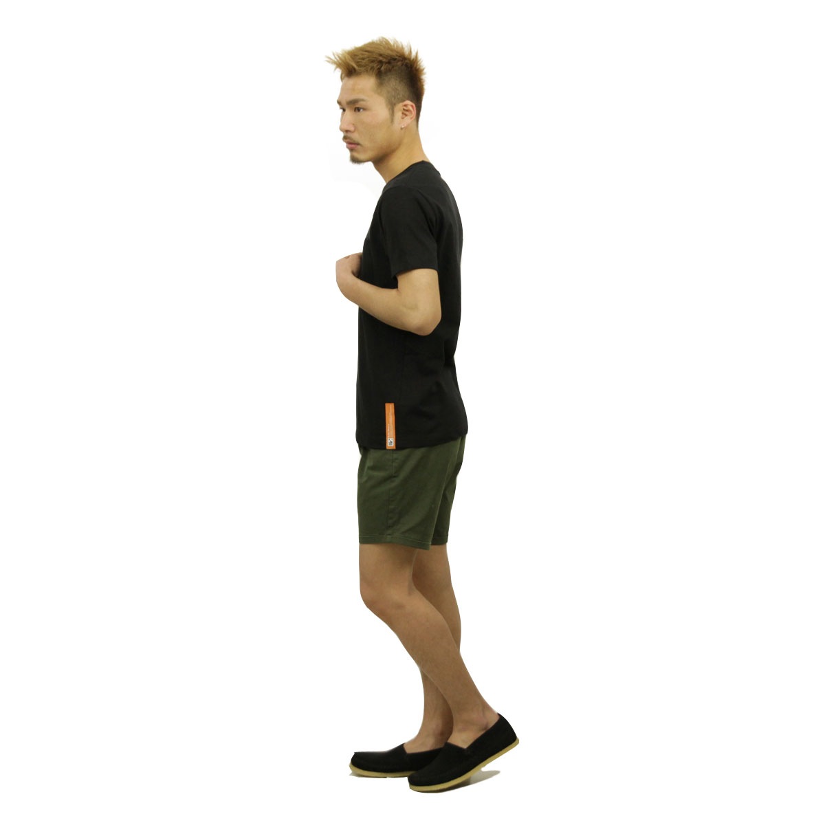 �̡��ǥ��������� Nudie Jeans ��������Ź ��� ���롼�ͥå� Ⱦµ�ݥ��å�T����� KURT WORKER TEE BLACK B01 131532 A62B B1C C1D D1E E13F