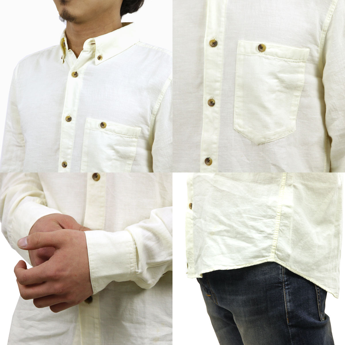 ̡ǥ   Ź Nudie Jeans Ĺµ  Stanley 140351 3026 W02 Ecru A62B B1C C1D D6E E18F