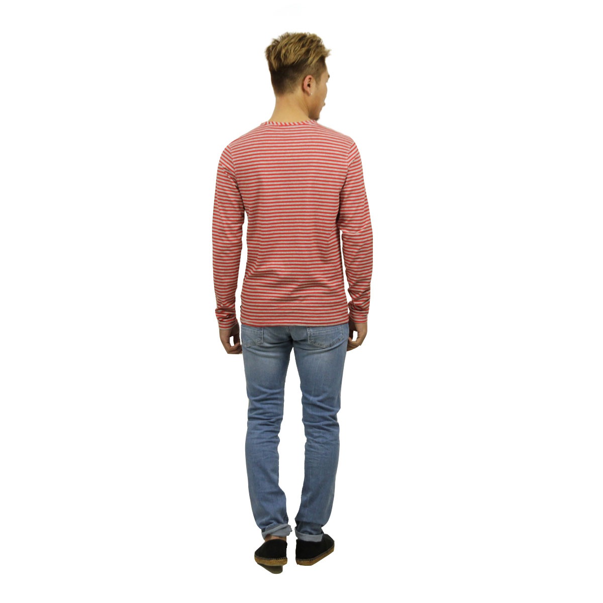 �����å�����ɥ����� SCOTCH��SODA ��������Ź ��� ���롼�ͥå� Ĺµ�ݥ��å�T����� AMS BLAUW PRINTED ARTWORK POCKET LONG SLEEVE STRIPE TEE D 147879 18 COMBO B A39B B1C C1D D2E E11F