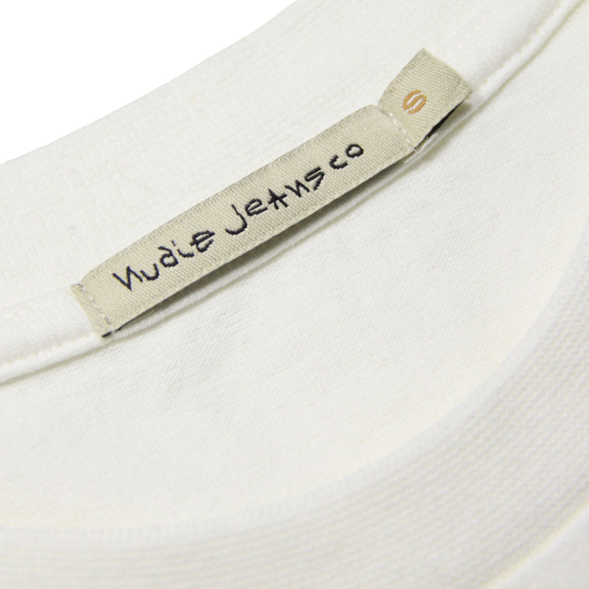 ̡ǥ T  Ź Nudie Jeans ĹµT T ݥT RUDI HEAVY POCKET LONG SLEEVE TEE CHALK WHITE W47 131713 A62B B1C C1D D2E E01F