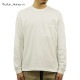 ̡ǥ T  Ź Nudie Jeans ĹµT T ݥT RUDI HEAVY POCKET LONG SLEEVE TEE CHALK WHITE W47 131713 A62B B1C C1D D2E E01F