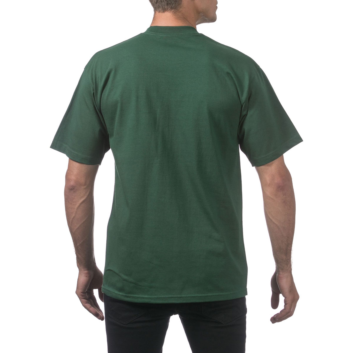 �ץ������ T����� ��� ��������Ź PROCLUB ȾµT����� ���롼�ͥå�T����� �إӡ��������� �礭�������� HEAVY WEIGHT COTTON SHORT SLEEVE CREW NECK T-SHIRT FOREST GREEN #101 AB6B B1C C1D D1E E08F