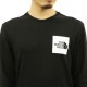 Ρե T   THE NORTH FACE ȥåץ ĹµT  L/S FINE TEE NF0A37FT KY4 TNF BLACK/TNF WHITE A14B B1C C1D D2E E13F