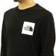 Ρե T   THE NORTH FACE ȥåץ ĹµT  L/S FINE TEE NF0A37FT KY4 TNF BLACK/TNF WHITE A14B B1C C1D D2E E13F