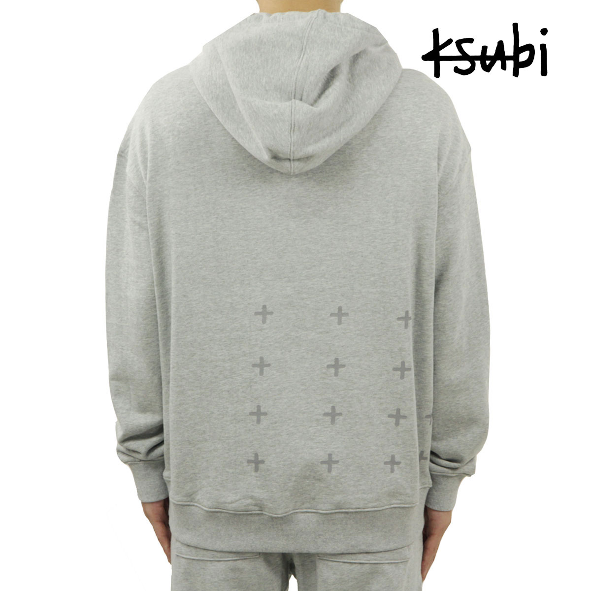 ���� ��� �ѡ����� ��������Ź KSUBI �Хå��ץ��� �ץ륪���С� �ա��ǥ��� 4 X 4 BIGGIE HOODIE GREY MARLE 5000006292 LIGHGR AC1B B1C C1D D5E E02F