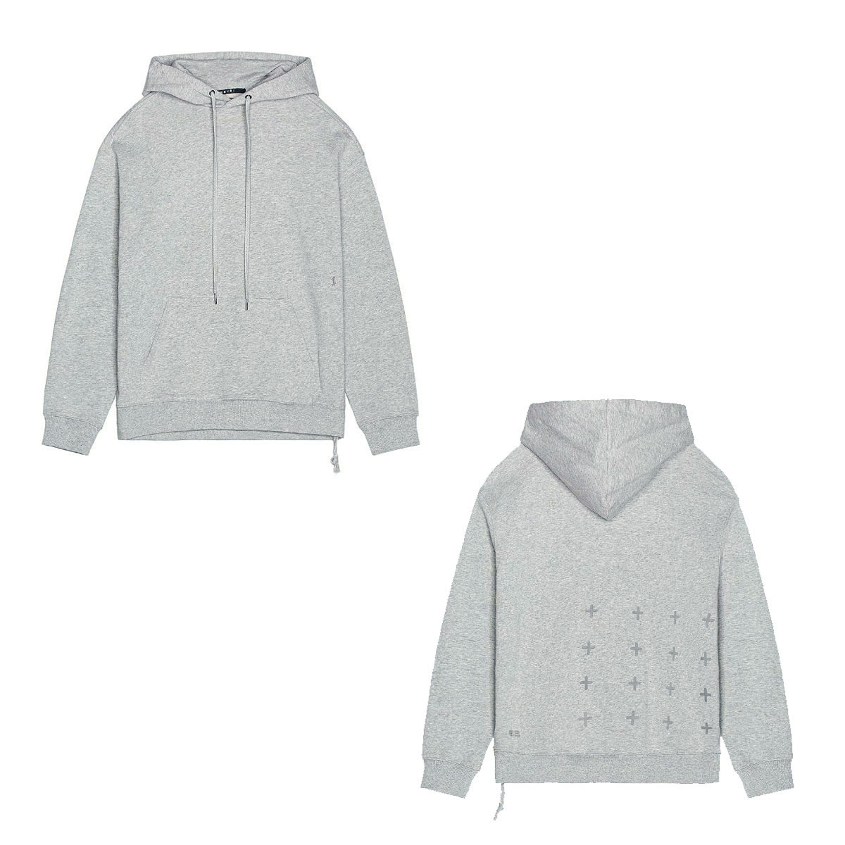 ���� ��� �ѡ����� ��������Ź KSUBI �Хå��ץ��� �ץ륪���С� �ա��ǥ��� 4 X 4 BIGGIE HOODIE GREY MARLE 5000006292 LIGHGR AC1B B1C C1D D5E E02F