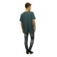 ̡ǥ T Ź Nudie Jeans ȾµT  Roundneck Pocket Tee Organic Melange 131244 Petrol A62B B1C C1D D1E E08F