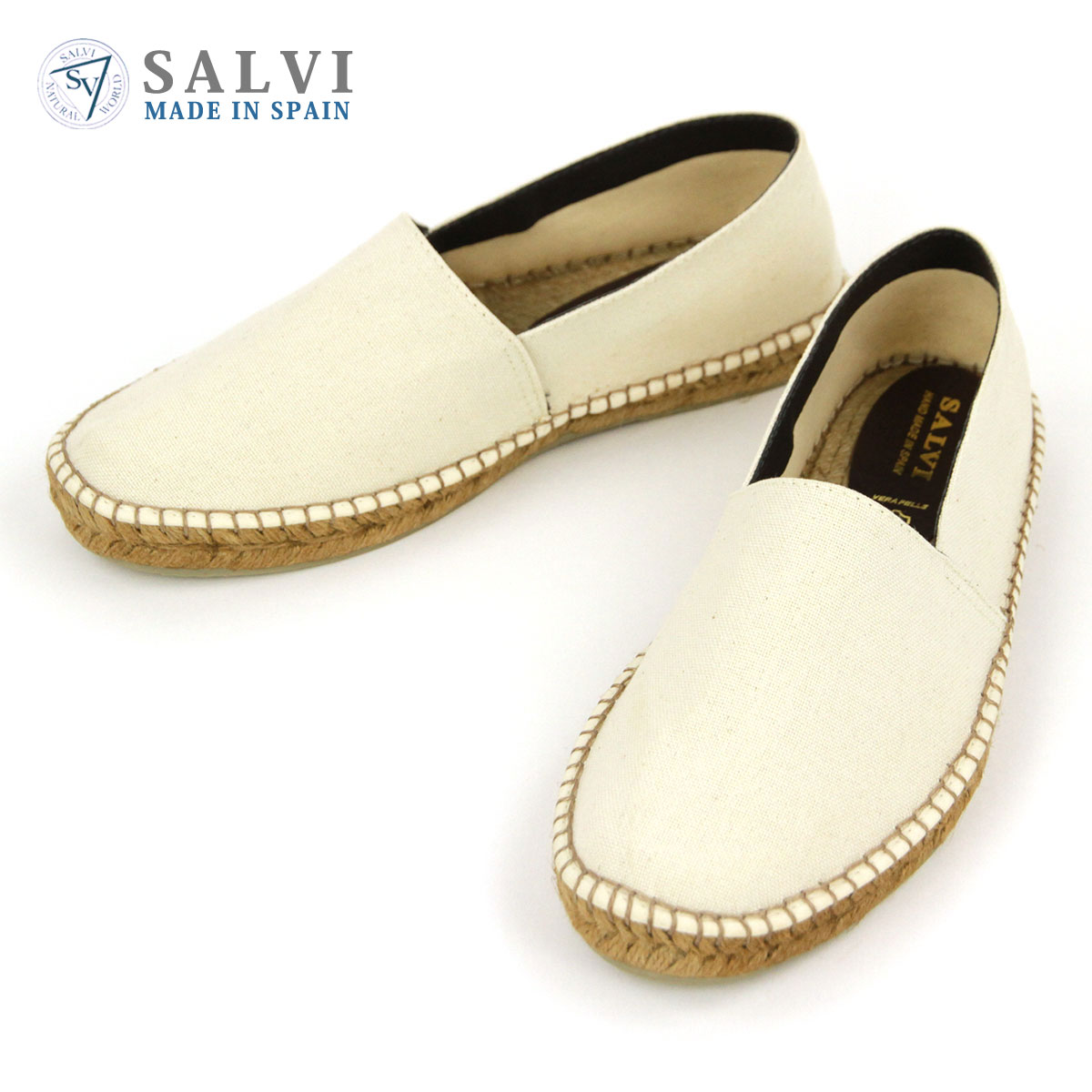  SALVI Ź 塼 ESPADRILLE SHOES ѥɥ꡼ 塼 44-2 CRUDO IVORY A71B B1C C4D D2E E18F