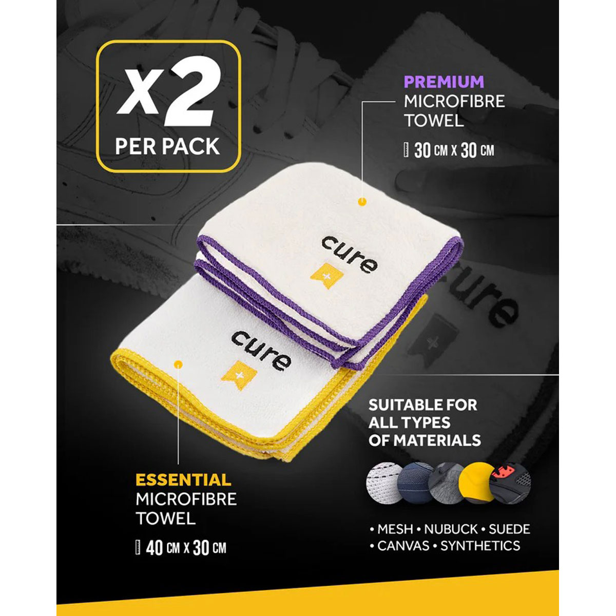 åץץƥ 塼   CREP PROTECT ˡ Ȥ ޥեС CREP PROTECT TOWEL  2祻å 6066-2930