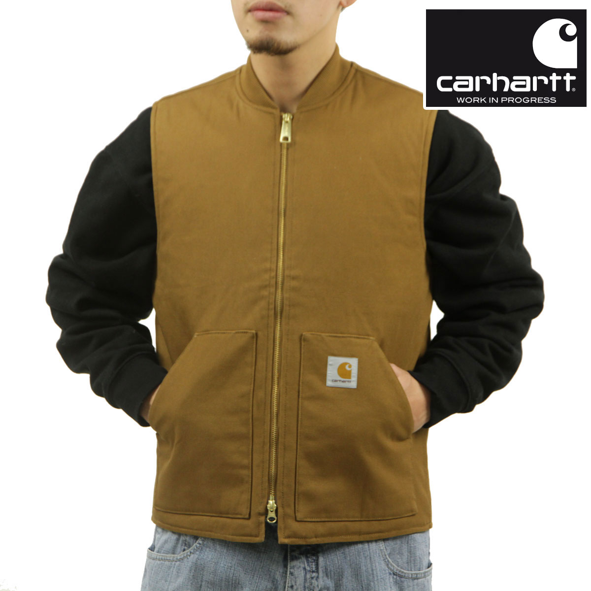 ϡ  ٥  CARHARTT WIP  åץå  CLASSIC VEST HAMILTON BROWN I035695 HZ01 AB0B B1C C1D D4E E04F