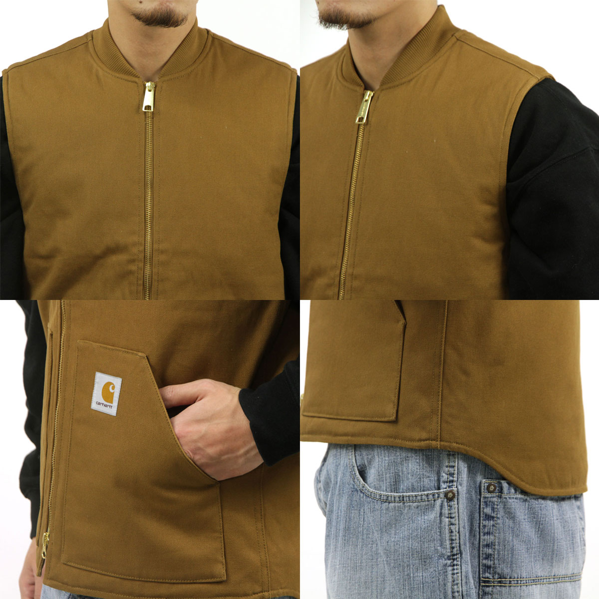 ϡ  ٥  CARHARTT WIP  åץå  CLASSIC VEST HAMILTON BROWN I035695 HZ01 AB0B B1C C1D D4E E04F