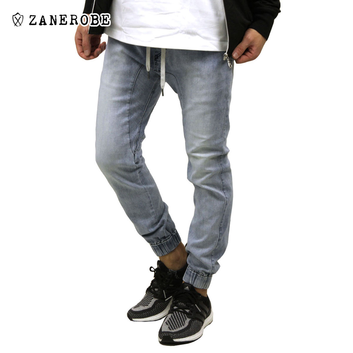 ゼンローブ ジョガーパンツ メンズ 正規販売店 Zanerobe シュアショット ボトムス デニム Sureshot Denim Jogger Pants Mid Blue 754jp Mtg A13b B1c C2d D1e E06f 父の日 ギフト プレゼント Recollection レコレクション Online Shop