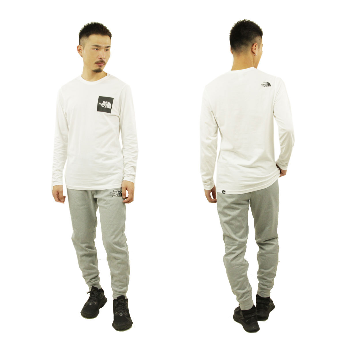 �Ρ����ե����� ����T ��� ������ THE NORTH FACE �ȥåץ� ĹµT����� ���� L/S FINE TEE NF0A37FT FN4 TNF WHITE A14B B1C C1D D2E E01F