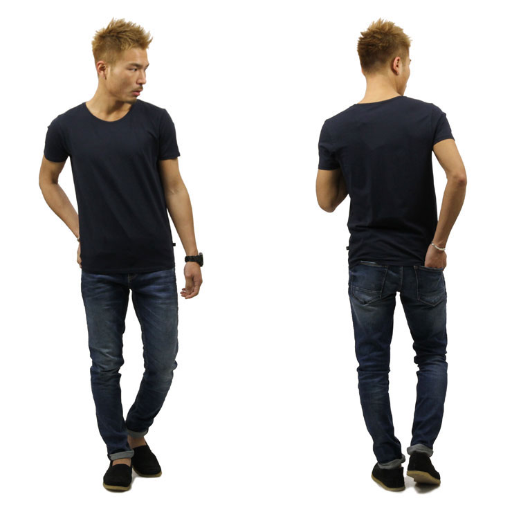 �����å�����ɥ����� T����� ��������Ź SCOTCH��SODA ȾµT�����  CLASSIC CREWNECK TEE 124891 57 NAVY A39B B1C C1D D1E E06F