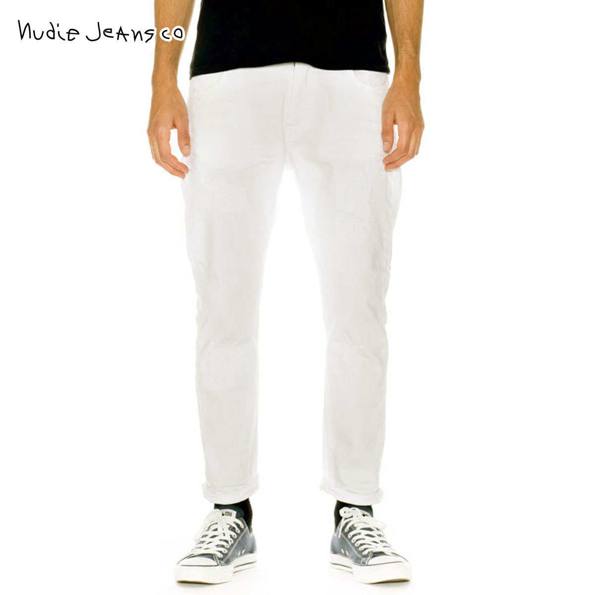 �̡��ǥ��������� ������ ��� ��������Ź Nudie Jeans �����ѥ�  BRUTE KNUT PITCH WHITE 745 1124180 A62B B1C C2D D1E E01F
