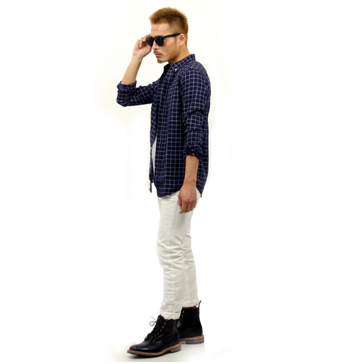 �̡��ǥ��������� ������ ��� ��������Ź Nudie Jeans �����ѥ�  BRUTE KNUT PITCH WHITE 745 1124180 A62B B1C C2D D1E E01F