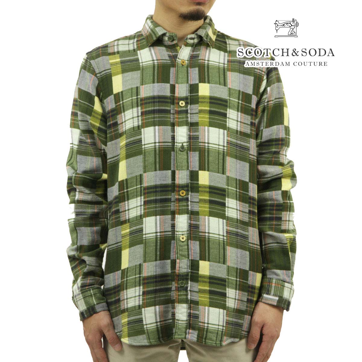 �����å�����ɥ����� ��� �ͥ륷��� ��������Ź SCOTCH��SODA Ĺµ �����å������ FLANNEL CHECK SHIRT 172940 6481 81409 59 GREEN CHECK A39B B1C C1D D6E E08F