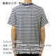 ̡ǥ  ȾµT Ź Nudie Jeans 롼ͥå ܡ LEIF CREW NECK STRIPE SHORT SLEEVE TEE OFFWHITE / BLUE W21 131886 A62B B1C C1D D1E E06F