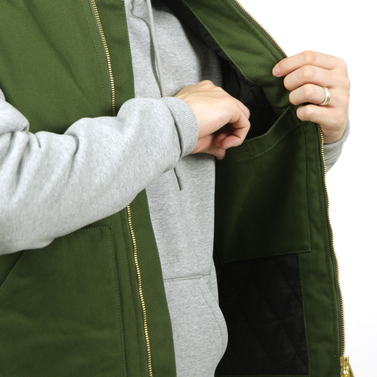 �����ϡ��� ��� �٥��� ������ CARHARTT WIP �������� ���åץ��å� ���� CLASSIC VEST TARRAGON RIGID I015251 2BR01 AB0B B1C C1D D4E E08F