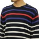 ���������롼 �������� ��� ������ J.CREW  MULTISTRIPE CREWNECK SWEATER A38B B1C C1D D7E E06F