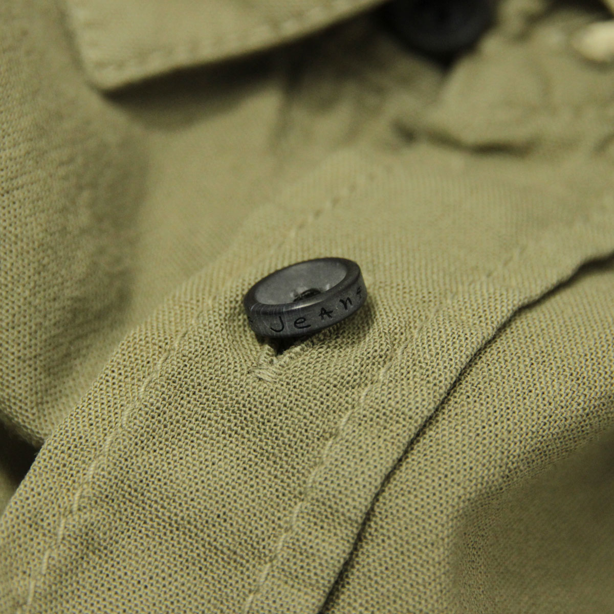 ̡ǥ   Ź Nudie Jeans Ĺµ   HENRY BATISTE GARMENT DYE SHIRT DESERT GREEN C11 140426 A62B B1C C1D D6E E08F