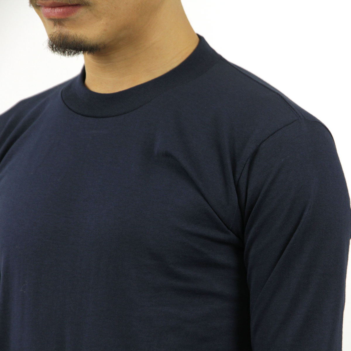 ץ T   PROCLUB ĹµT 롼ͥåĹµT HEAVY WEIGHT COTTON LONG SLEEVE CREW NECK T-SHIRT NAVY #114  礭 AB6B B1C C1D D2E E06F