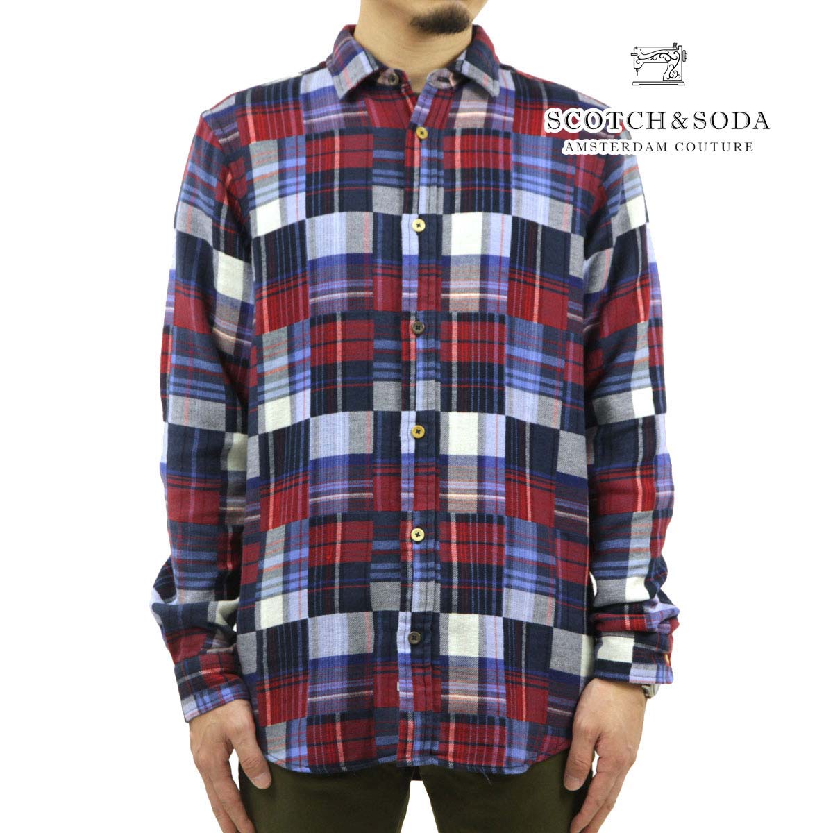 �����å�����ɥ����� ��� �ͥ륷��� ��������Ź SCOTCH��SODA Ĺµ �����å������ FLANNEL CHECK SHIRT 172940 6096 81409 79 BLUE CHECK A39B B1C C1D D6E E07F