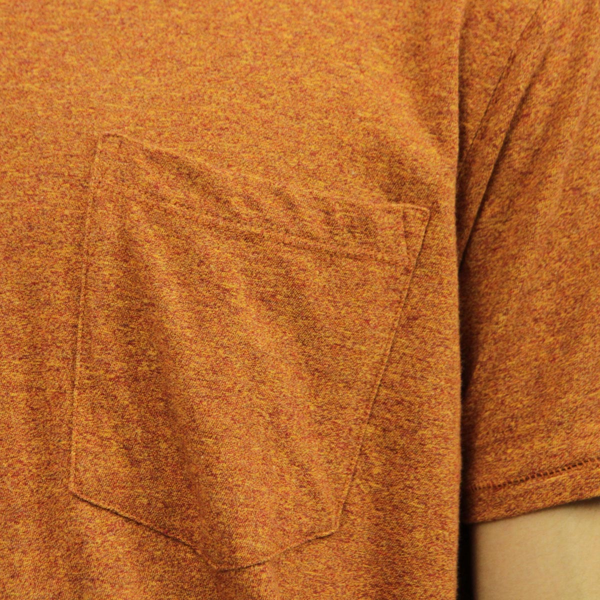 ̡ǥ T Ź Nudie Jeans ȾµT  Roundneck Pocket Tee Organic Melange 131244 Orange A62B B1C C1D D1E E10F