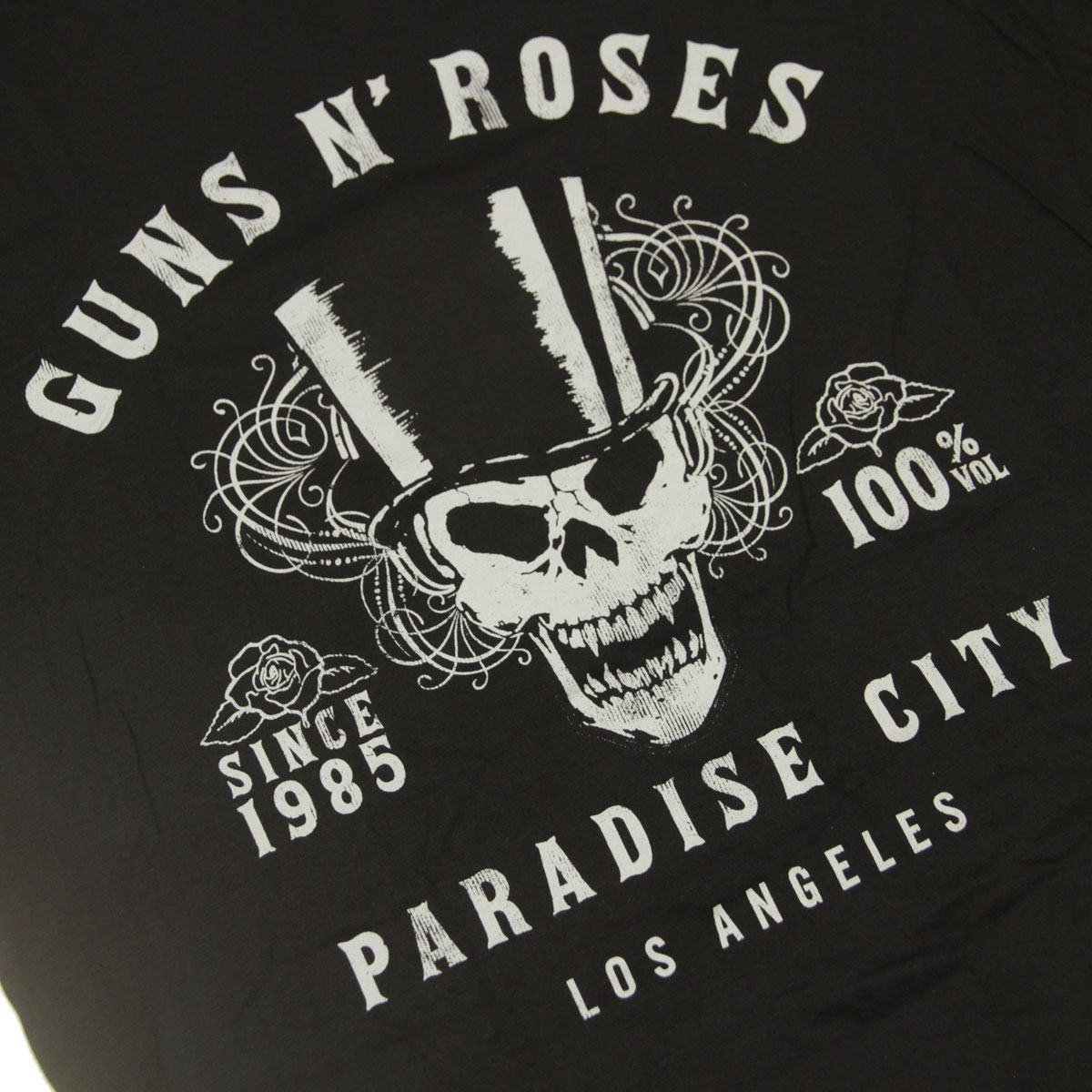 �ߥ塼���å��ƥ� ��� �Х��T����� ������ MUSIC TEE Ⱦµ ���å�T����� ���󥺡�����ɡ��������� GUNS N`ROSES VOLUME MUSIC ROCK TEE BLACK