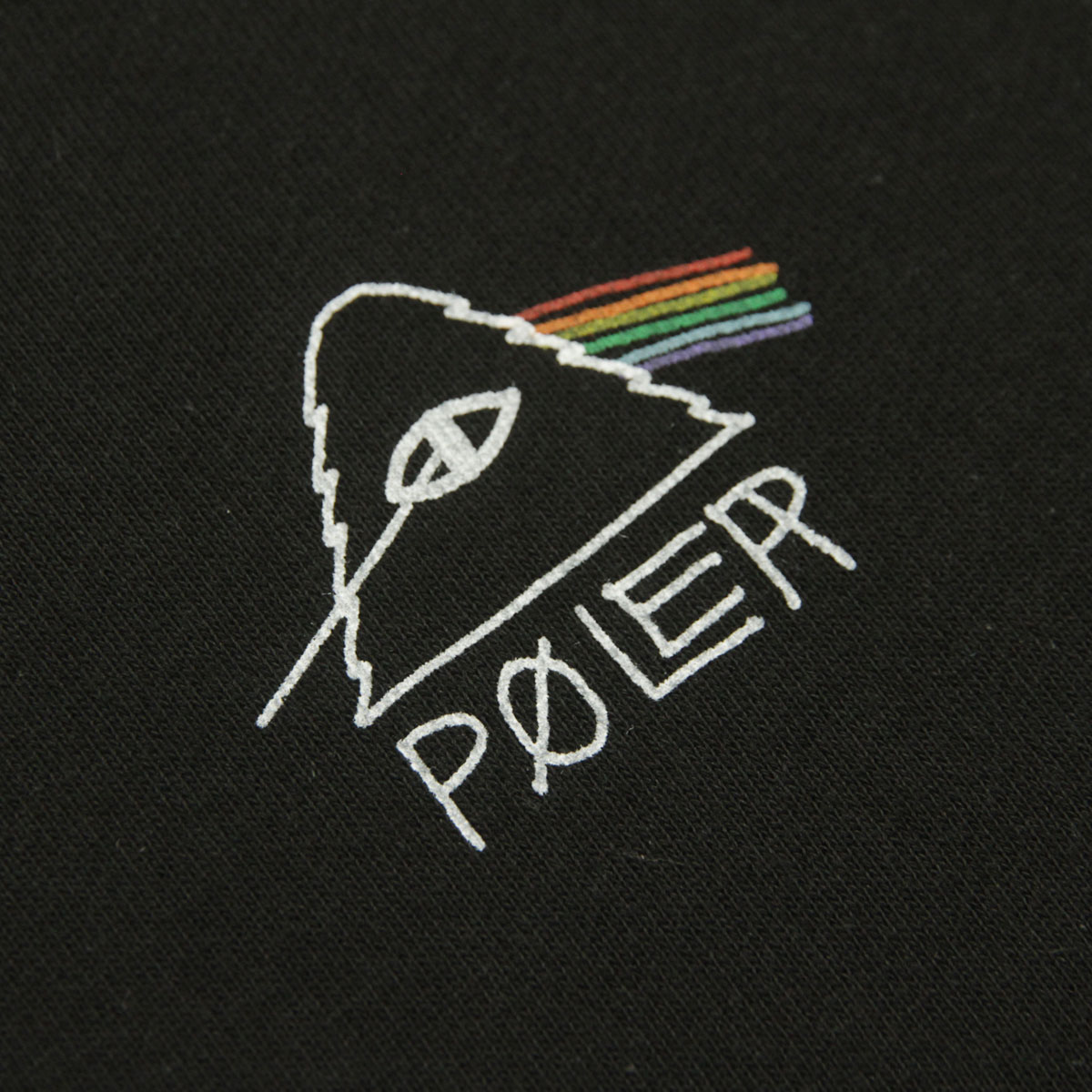 �ݡ��顼 ��� �������å� ��������Ź POLER ���롼�ͥå� ���� �ȥ졼�ʡ� PSYCHEDELIC LOGO CREW 253MCV0041 263MCV0050 - BLK BLACK A79B B1C C1D D5E E13F